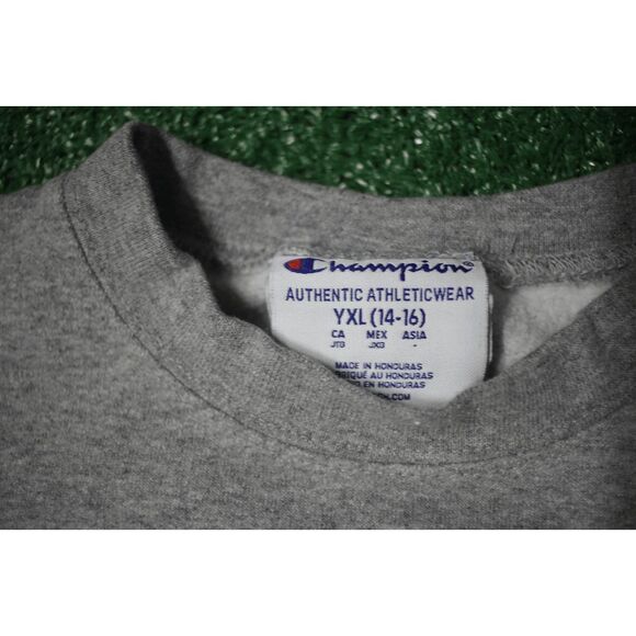 Syracuse University Champion Crewneck Sweatshirt YXL Gray - Picture 3 of 6
